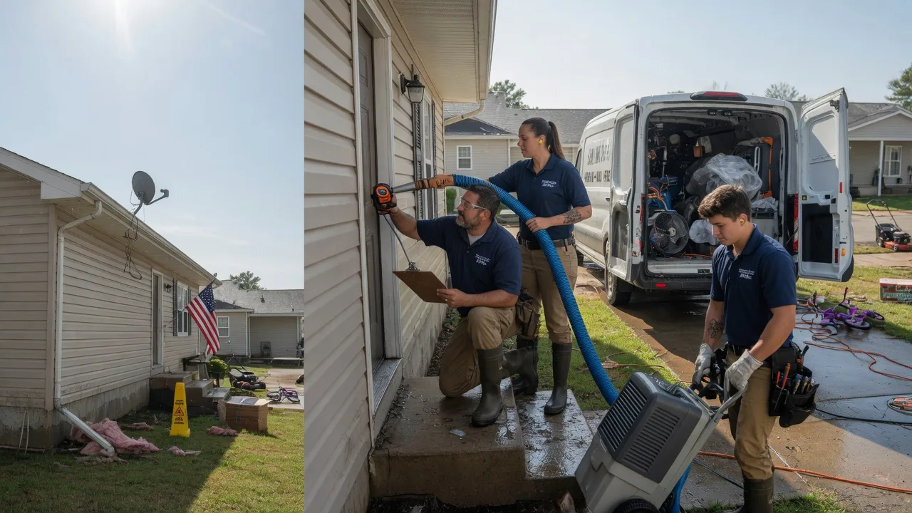 Ceiling Water Damage Restoration in Brockton, PA near me