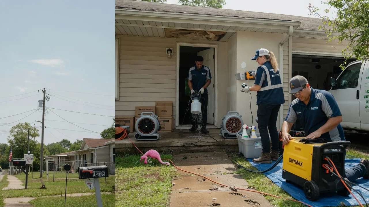 Storm Damage Water Removal in Brockton, PA near me